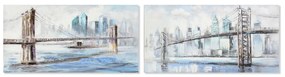 Картина DKD Home Decor New York (120 x 3 x 60 cm) (2 pcs)