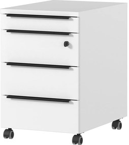 Бял заключващ се шкаф 42x63 cm Mailand - Germania