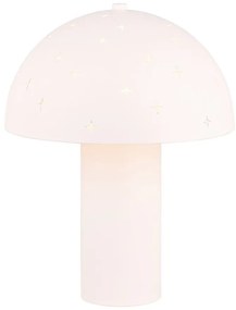 Бяла настолна лампа (височина 32,5 cm) Seta - Trio