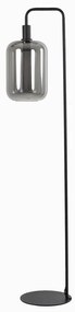 Черна подова лампа (височина 155 cm) Lekar - Light &amp; Living
