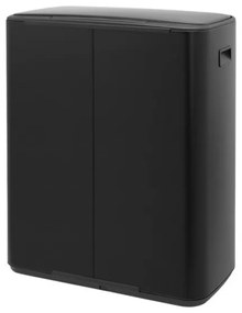 Кош за боклук Brabantia Bo Pedal 1003185, 60 л, Леко затваряне, Противоплъзгаща основа, Черен