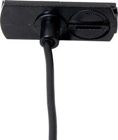 Модерен черен висулка за 1-фазова релсова система - Iconic Frini