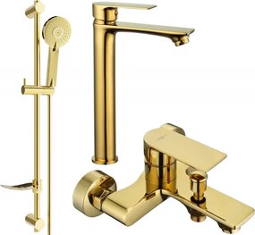 Mexen Royo DF40 комплект за баня, златен - 72213DF40-50