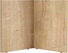 Трапезна маса от декор от дъб 90x180 cm Linza – Kalune Design