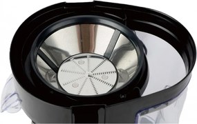 Сокоизстисквачка Rosberg R51160B, 600W, 1L контейнер за пулп, Ниско ниво на шум, Черен/Инокс
