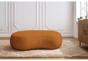 Табуретка от букле в цвят горчица Saint-Germain - Bobochic Paris