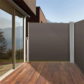 Blumfeldt Bari Doppio 616, антрацит, двойна странична тента, 6x1,6 м, алуминий