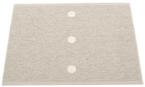 Бежов и кремав килим за открито и закрито 70x60 cm Peg Linen Vanilla – Pappelina