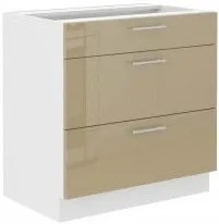 Подов шкаф Lyona 80 D 3S BB-Cappuccino