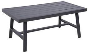 Тъмносив алуминиев градински комплект за отдих за 4 души Denia – Garden Pleasure