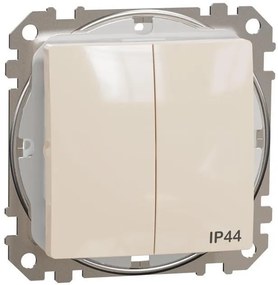 SE Сериен ключ IP44 цвят Крем Sedna  - SDD212105