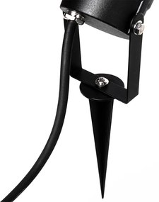 Комплект от 3 градински шипове черни с кабел и щепсел IP65 - Done