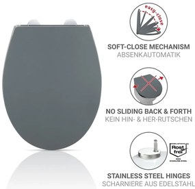 Тоалетна чиния с автоматично затваряне 37 x 44,5 см Ostuni – Wenko