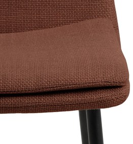 Теракотен трапезен стол Becca – Actona