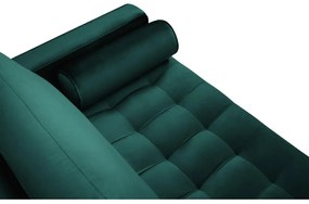 Диван от кадифе в петролено зелено , 174 см Santo - Milo Casa