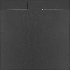 Корито за душ кабина Rea Bazalt Black 90x90