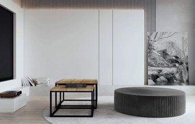 Пуф Rallou-дървени въглища