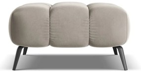 Бежова кадифена табуретка Nalu – Makamii