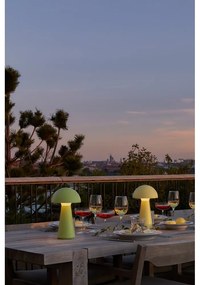 Жълта LED настолна лампа с дистанционно управление (височина 28 cm) Sam – Sirius