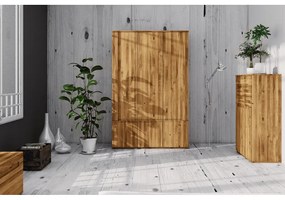 Дъбов гардероб 135x206 cm Vento 3 - The Beds