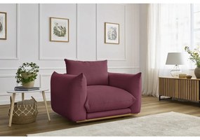 Кресло в цвят бордо Ernest – Bobochic Paris