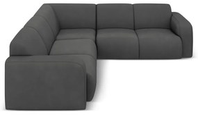 Тъмносив ъглов диван (променлив/L форма) Molino – Micadoni Home