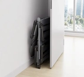 Сгъваемо легло за пътуване с матрак и здрава рамка