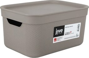 Пластмасова кутия за съхранение с капак Deco - Rotho