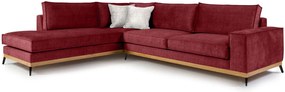 Ъглов диван Fredrik-Red-Left
