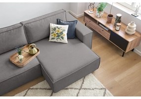 Сив променлив разтегателен диван Nihad - Bobochic Paris