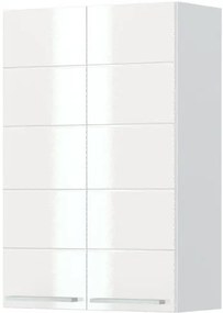 Висящ шкаф Hudson V9-60-2K-White - White glossy