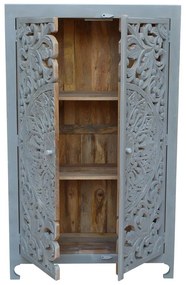 Светлосиво шкафче от масивно манго 165x40 cm Kalita – Støraa