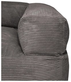 Тъмносив пуф от рипсено кадифе Sofa MooG – SLOWDOWN