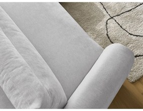 Светлосив ъглов диван Aden – Bobochic Paris