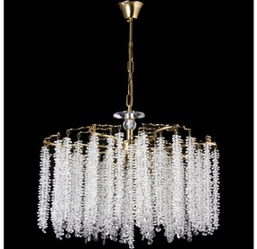 Пендел 7xE14/60W/230V Ø 54 см златист