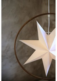 Бяло-кафява светлинна декорация ø 50 cm Speranza – Markslöjd