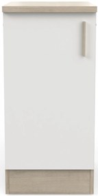 Подов шкаф Poppy 40-Fusiko-Leuko