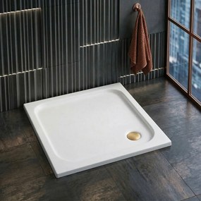 Корито за душ кабина-акрилно Rea Belmond White 90x90