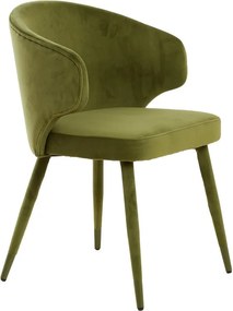 Зелени тапицирани трапезни столове в комплект 2 бр. Kosaka – Light &amp; Living