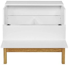 Шкаф за вино в бял/естествен цвят 75x70 cm Grande - Woodman