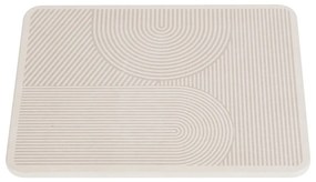 Бежова тавичка за оттичане за съдовете от диатомична глина 40x30 cm Damon – Wenko