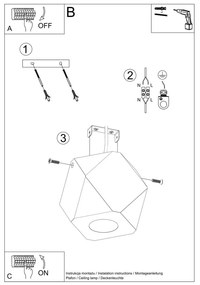 Прожектор в естествен цвят 12x12 cm Vige – Sollux