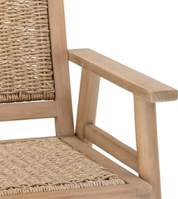 Градински диван от масивна дървесина в естествен цвят Sorrento – Bloomingville