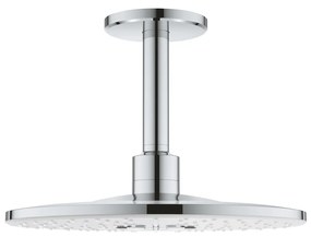 Ceiling Душ глава с рамо Grohe Rain Душ Smart Active-Silver-White