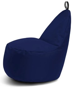 Тъмносин детски пуф Lull M – So Soft?