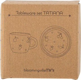 Глинен детски комплект за хранене 2 бр. Tatiana – Bloomingville Mini