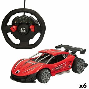 Кола с Радиоуправление Speed &amp; Go 22 x 7 x 11 cm 1:16 Червен 6 броя