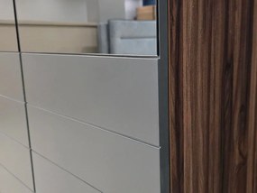 гардероб с три врати ZETT2MDF 134 сиво
