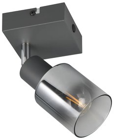 Антрацитен прожектор ø 7 cm Cadiz – Trio