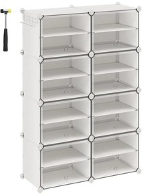 Модулна етажерка с отделения BOXIFY бяла